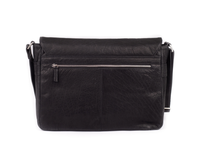 Pánska taška cez rameno kožená SEGALI 102 čierna