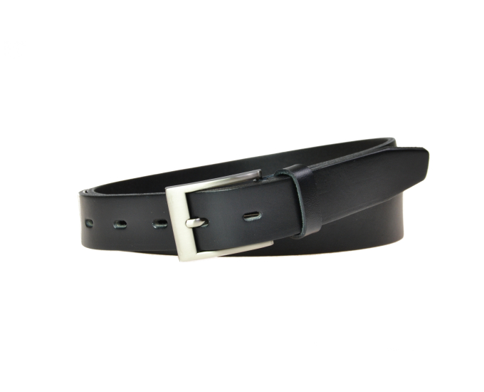 Opasek kožený SEGALI 30/100 černý 95 cm