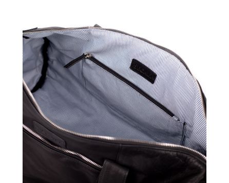 Cestovná taška kožená SEGALI 1010 čierna