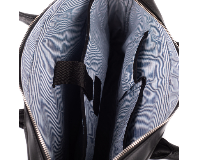 Pánska taška cez rameno kožená SEGALI 105 čierna