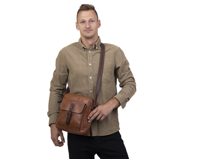 Pánska taška cez rameno SEGALI 29405 tan