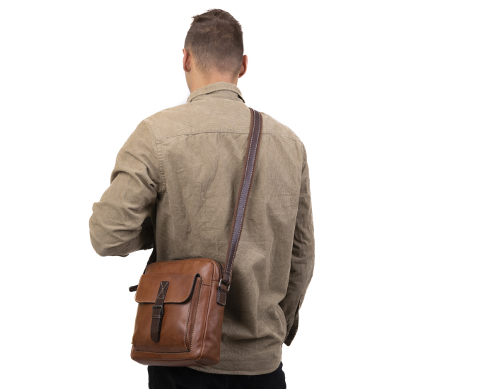 Pánska taška cez rameno SEGALI 29405 tan