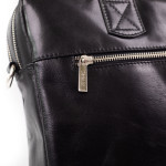 Pánská kožená taška SEGALI 7015 černá s popruhem