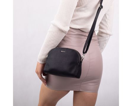 Kožená kabelka SEGALI 12 čierna