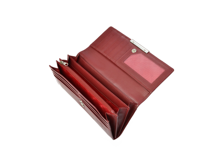 Dámska peňaženka kožená SEGALI 7066 bordo