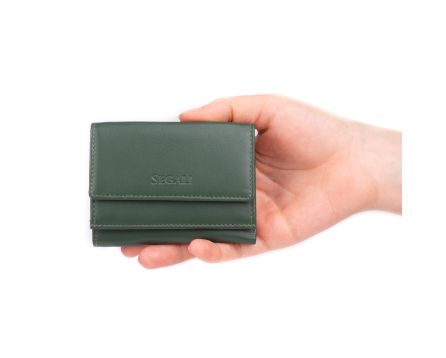 Dámská peněženka kožená SEGALI 1756 zelená
