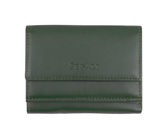 Dámská peněženka kožená SEGALI 1756 zelená