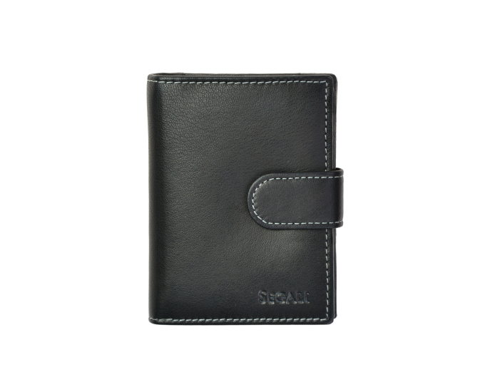Dámska kožená peňaženka SEGALI 7319 čierna
