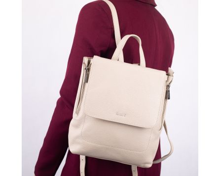 Dámsky batoh kožený SEGALI 9027 blanco roto