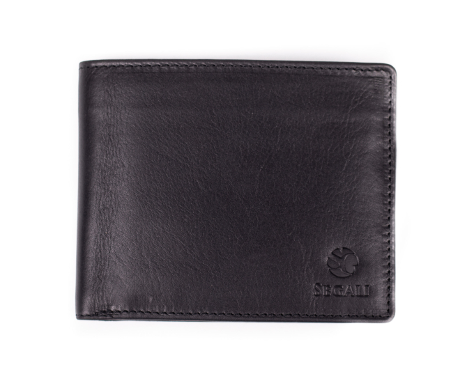 Pánska peňaženka kožená SEGALI 1018 čierna