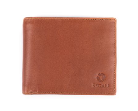Pánska peňaženka kožená SEGALI 1018 koňak