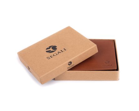 Pánska peňaženka kožená SEGALI 148 koňak