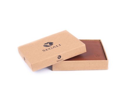 Pánska peňaženka kožená SEGALI 901 koňak