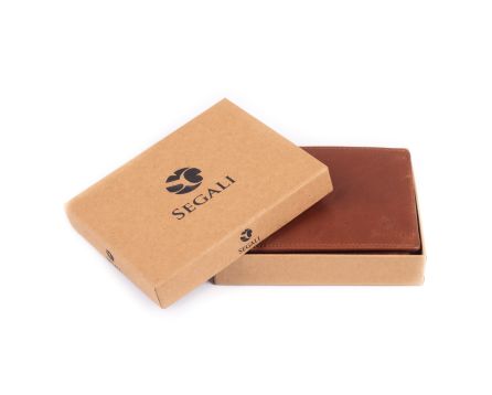 Pánska peňaženka kožená SEGALI 2020 koňak