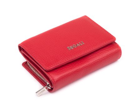 Dámska peňaženka kožená SEGALI 7106 B červená