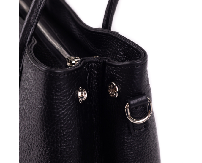 Kožená kabelka Donna SEGALI čierna