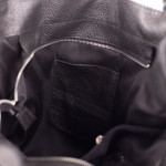 Kožená kabelka Elisa SEGALI čierna