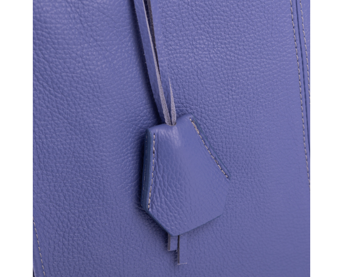 Kožená kabelka Elisa SEGALI modrá