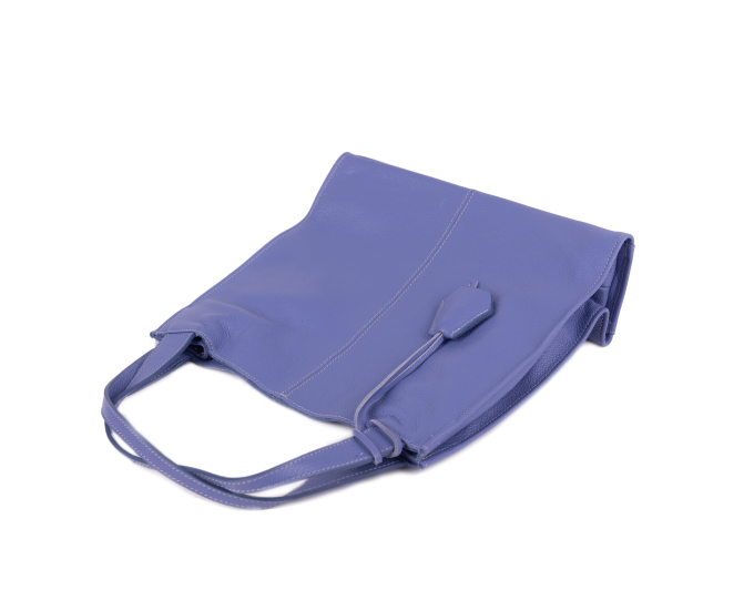 Kožená kabelka Elisa SEGALI modrá
