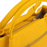 Kožená kabelka Federica SEGALI žltá