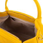 Kožená kabelka Federica SEGALI žltá