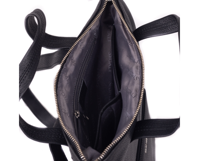 Dámsky batoh kožený SEGALI 9061 čierny