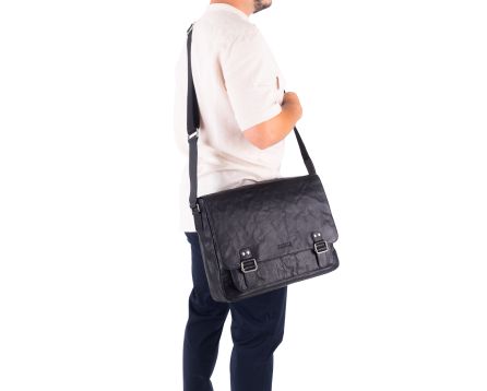 Pánska taška kožená SEGALI 6135 čierna