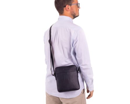 Pánska taška kožená SEGALI 3132S čierna