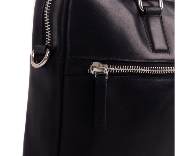 Pánska taška kožená SEGALI 7128 SE čierna