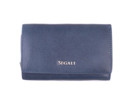 Dámska peňaženka kožená SEGALI 7074 S indigo
