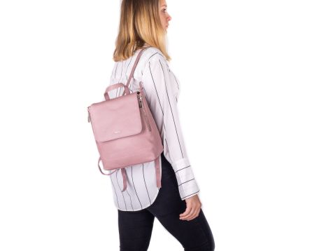 Dámsky batoh kožený SEGALI 9027 cameo rose