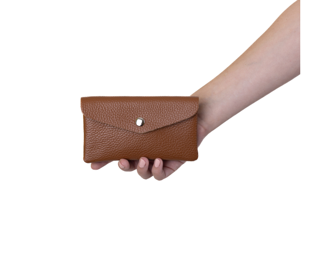 Kapsička kožená TINA SEGALI koňak