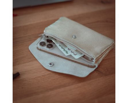 Kapsička kožená TINA SEGALI zlatá