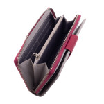 Dámska peňaženka kožená SEGALI 7617 B grey/viva magenta