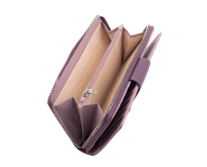 Dámska peňaženka kožená SEGALI 7617 B orchid/rose