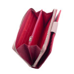 Dámska kožená peňaženka SEGALI 7617 B viva magenta/cameo rose