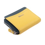 Dámska peňaženka kožená SEGALI 7544 B pastel žltá/rain storm