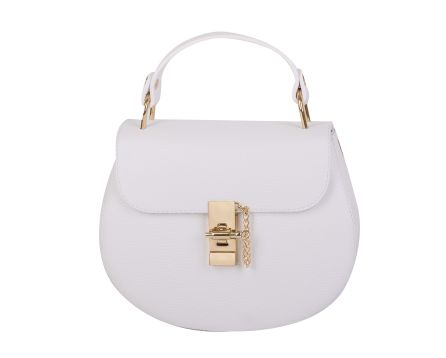 Kožená kabelka Lisa SEGALI biela