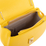 Kožená kabelka Lisa SEGALI žltá
