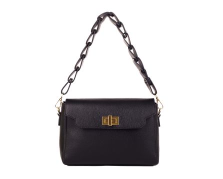 Kožená kabelka Elen SEGALI čierna