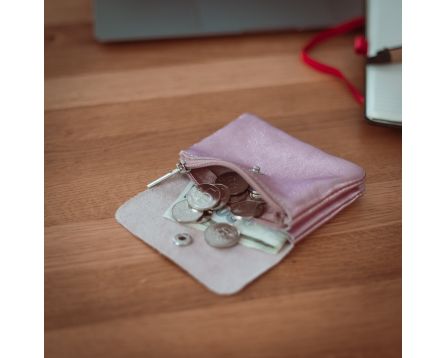 Kapsička kožená NETA SEGALI ružová lesk