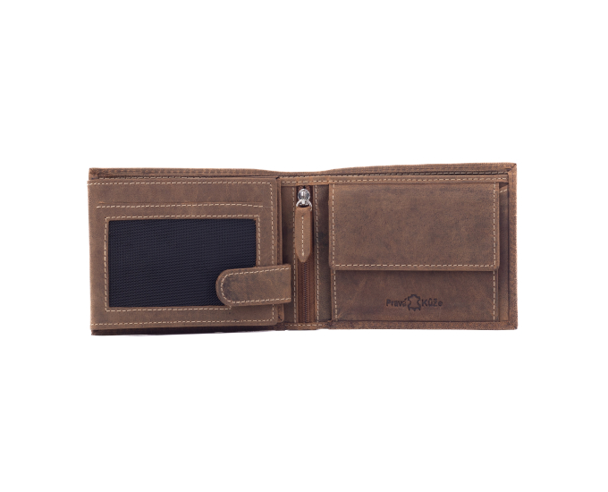 Pánska peňaženka kožená SEGALI 979 hnedá