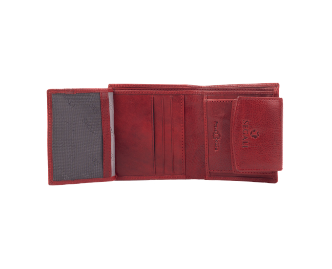 Dámska peňaženka kožená SEGALI 735 červená
