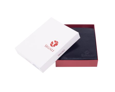 Pánska peňaženka kožená SEGALI 1039 čierna