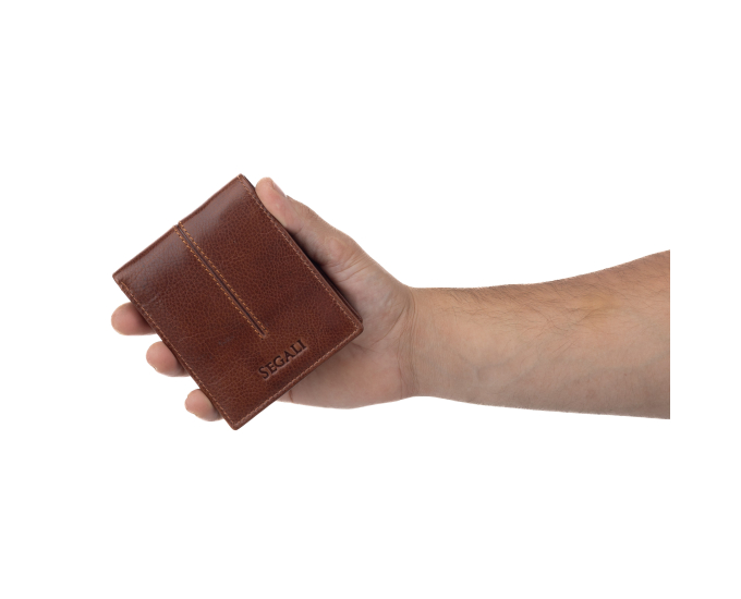 Pánska peňaženka kožená SEGALI 985 tan