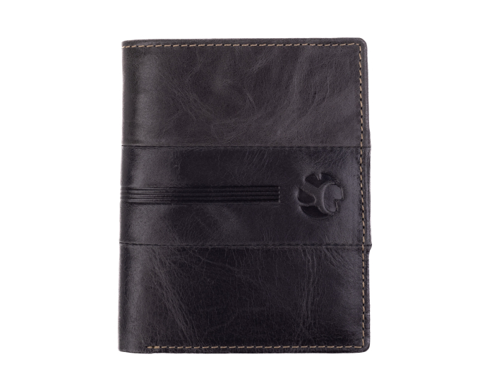 Pánska peňaženka kožená SEGALI 1041 čierna