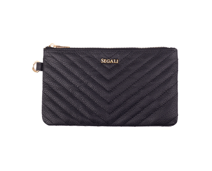 Kabelka etue kožená SEGALI 50510 čierna