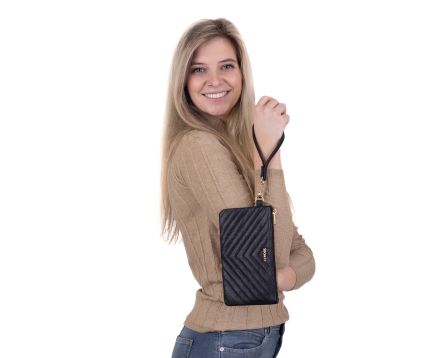 Kabelka etue kožená SEGALI 50510 čierna