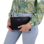 Kabelka etue kožená SEGALI 50520 čierna