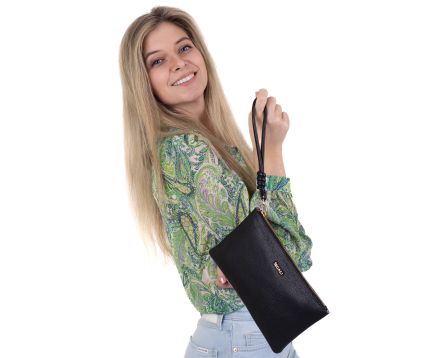 Kabelka etue kožená SEGALI 50520 čierna